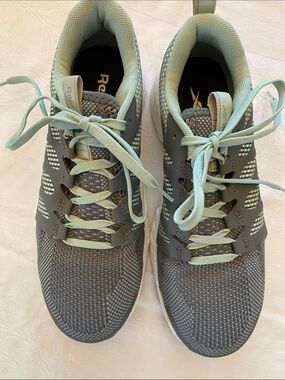 Reebok Fusion Flexweave Work Composite Toe Safety Shoes Grey Mint Size 10 NWOB